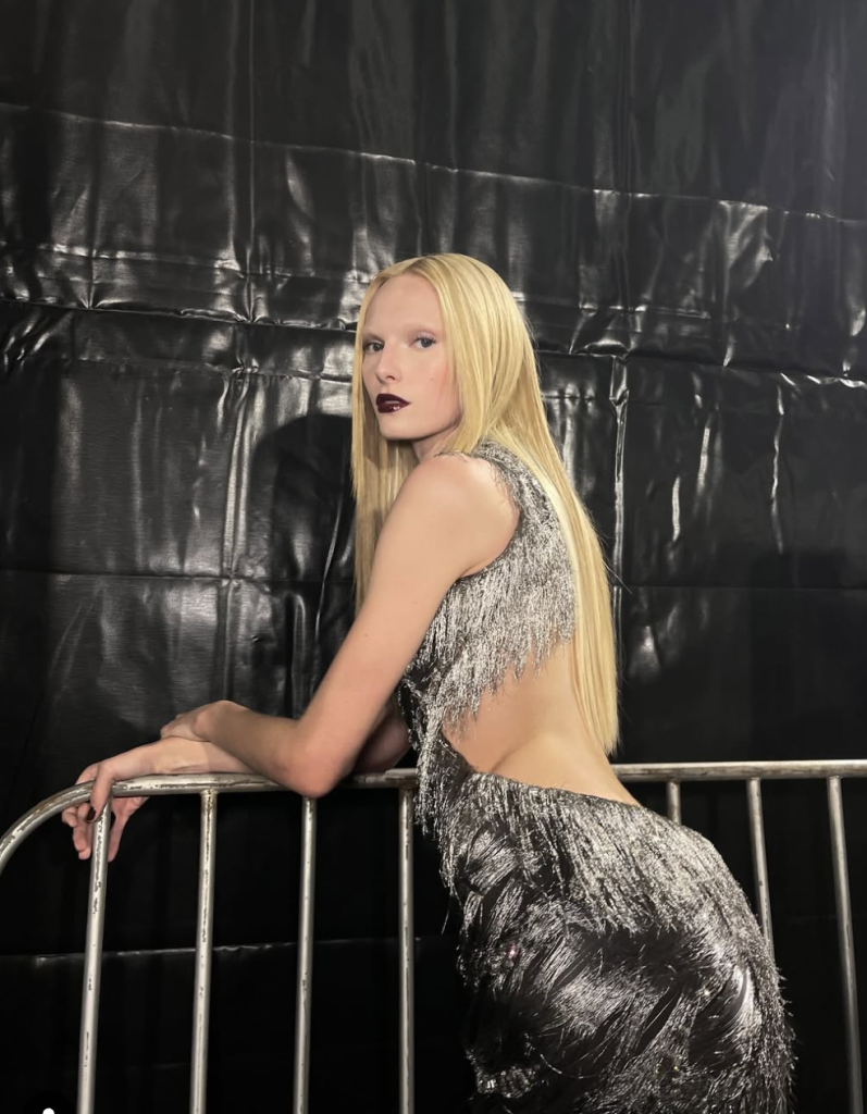 Alex Consani Poses on Instagram